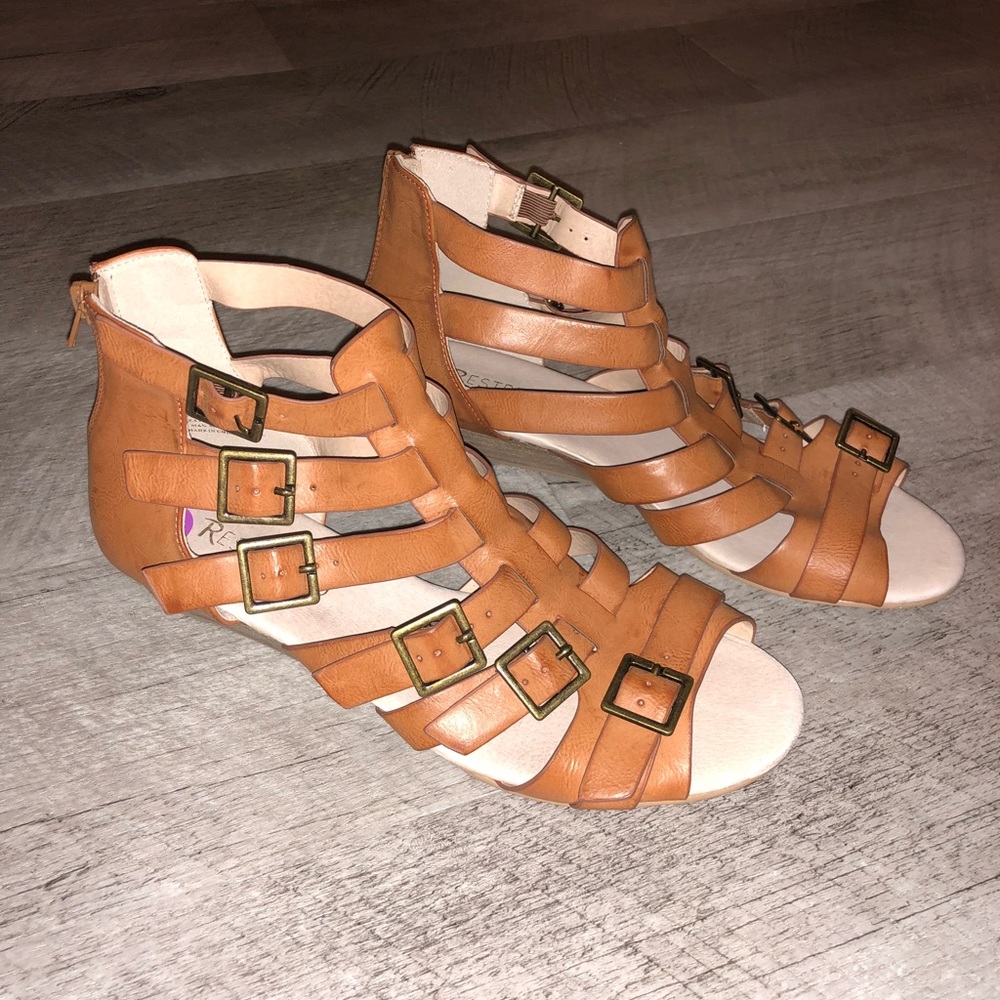 Restricted Buckle Sandals